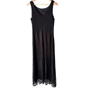 Harlow Dresses‎ Black Lace Dress 10 Lined Beautiful Pattern Made in USA